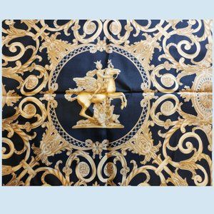 * SOLD * Hermes Large Square Classic Silk Scarf, NWOT.